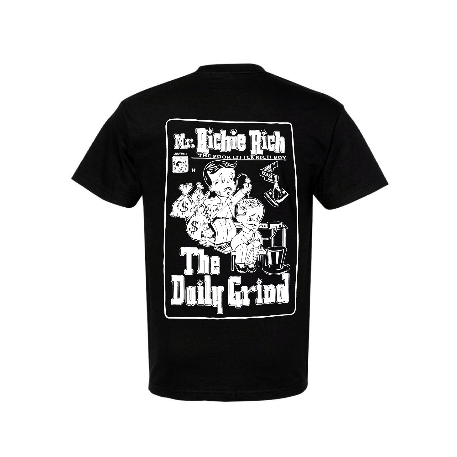 LIMITED EDITION Mr. Richie Rich T-Shirt - The Daily Grind Art